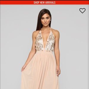 Fashion nova sequin maxi dress